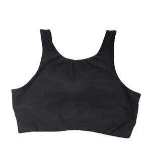 Beach Riot Sport Sports Bra Womens Medium Black Twist Back Gym Athleisure Yoga